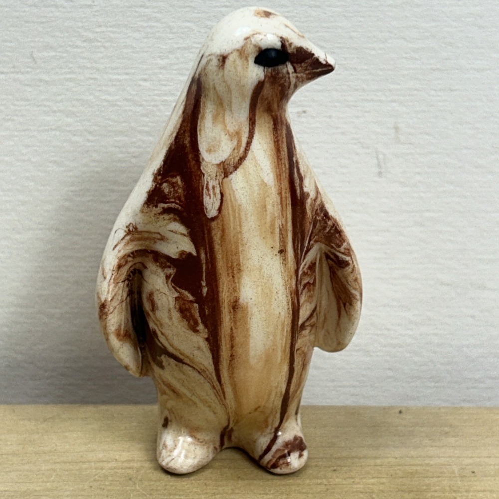 Vintage Sitka Clay Penguin 3"